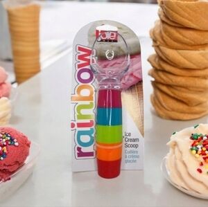 Joie Kitchen Rainbow Ice‎ Cream Scoop Party and Servewear Kitchen Gadgets v V